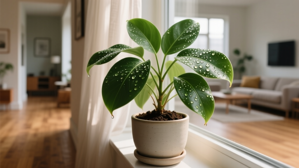 Why Does My Indoor Plant Have Water on Leaves?