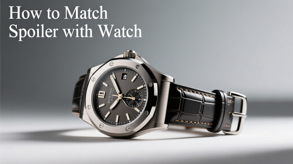 How To Match Spoiler With Watch: Fit, Harmony, Function