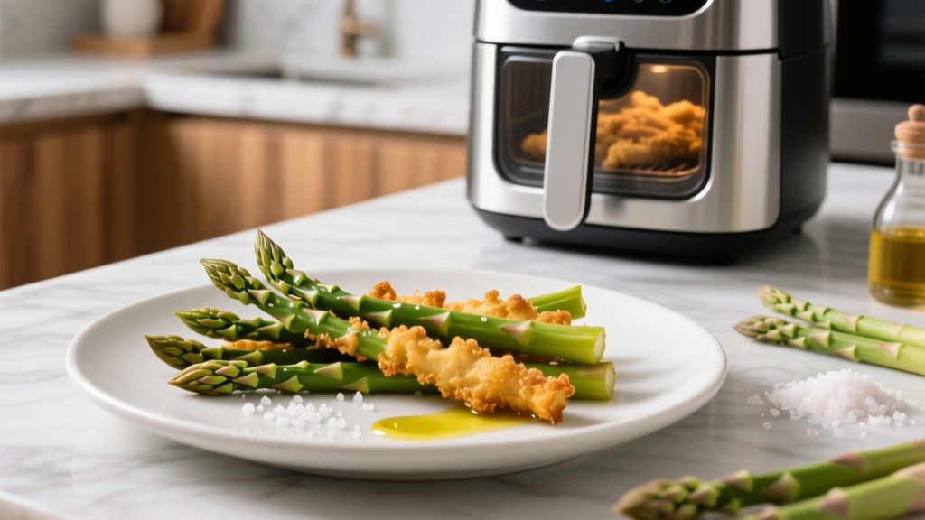 How to Cook Frozen Asparagus in an Air Fryer (Crispy & Tender!)