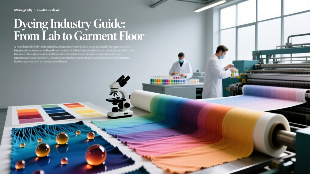Dyeing Industry Guide: From Lab to Garment Floor