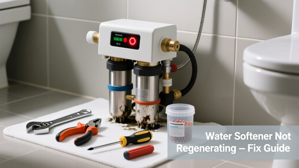 Water Softener Not Regenerating in Bathroom Fix