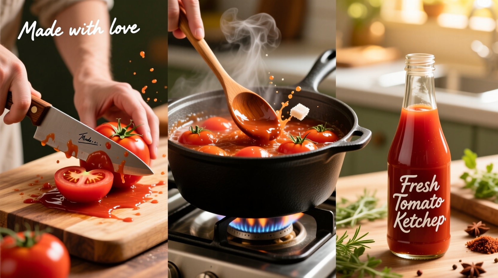 Fresh Tomato Ketchup Recipe: Homemade in 90 Minutes