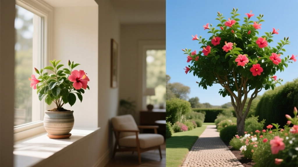 How Large Do Hibiscus Plants Get Indoors vs Outdoors