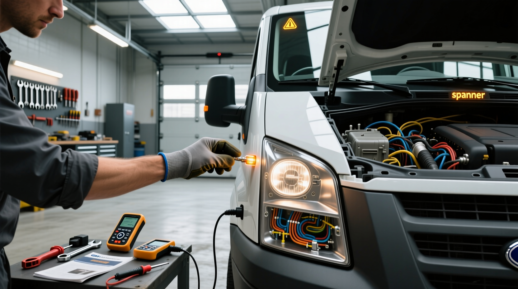 How to Choose Ford Transit Side Lamp and Understand Spanner Light Alerts