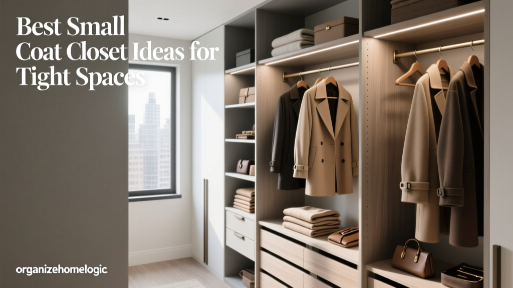 Best Small Coat Closet Ideas for Tight Spaces