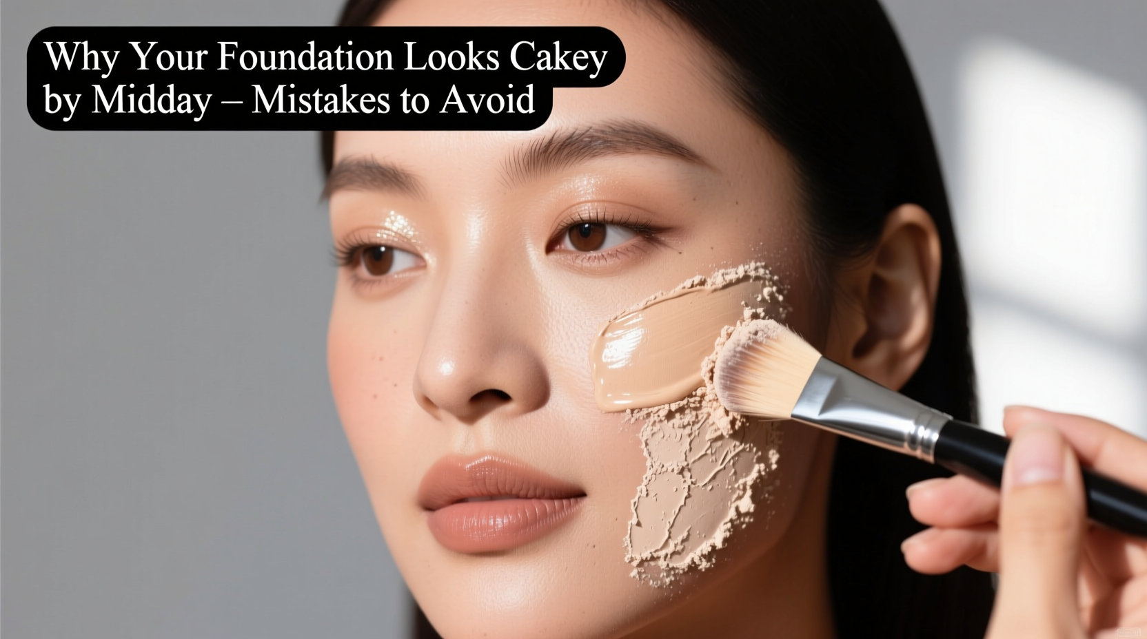 why does my foundation look cakey by midday application mistakes to avoid