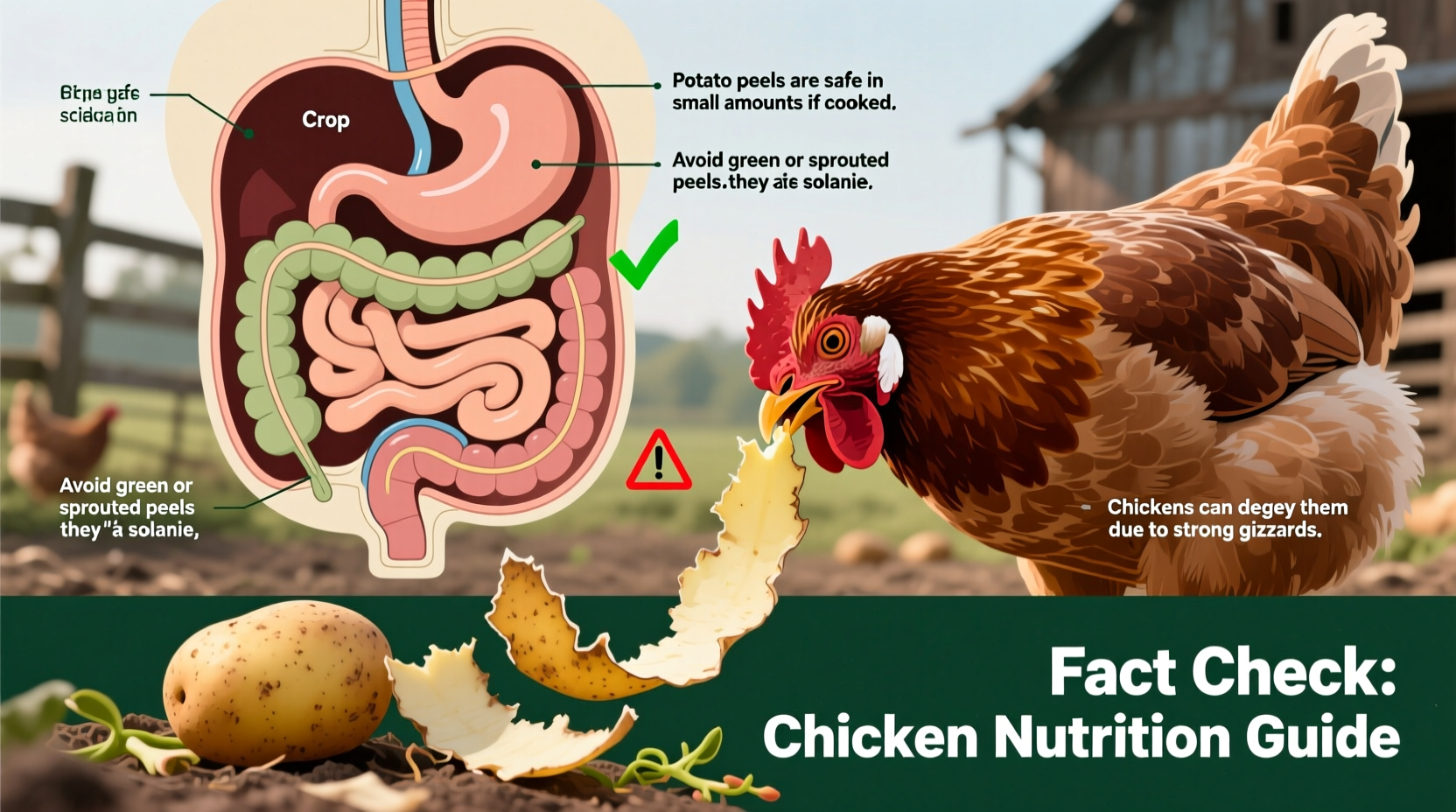 Can Chickens Eat Potato Peelings? Safety Facts Revealed