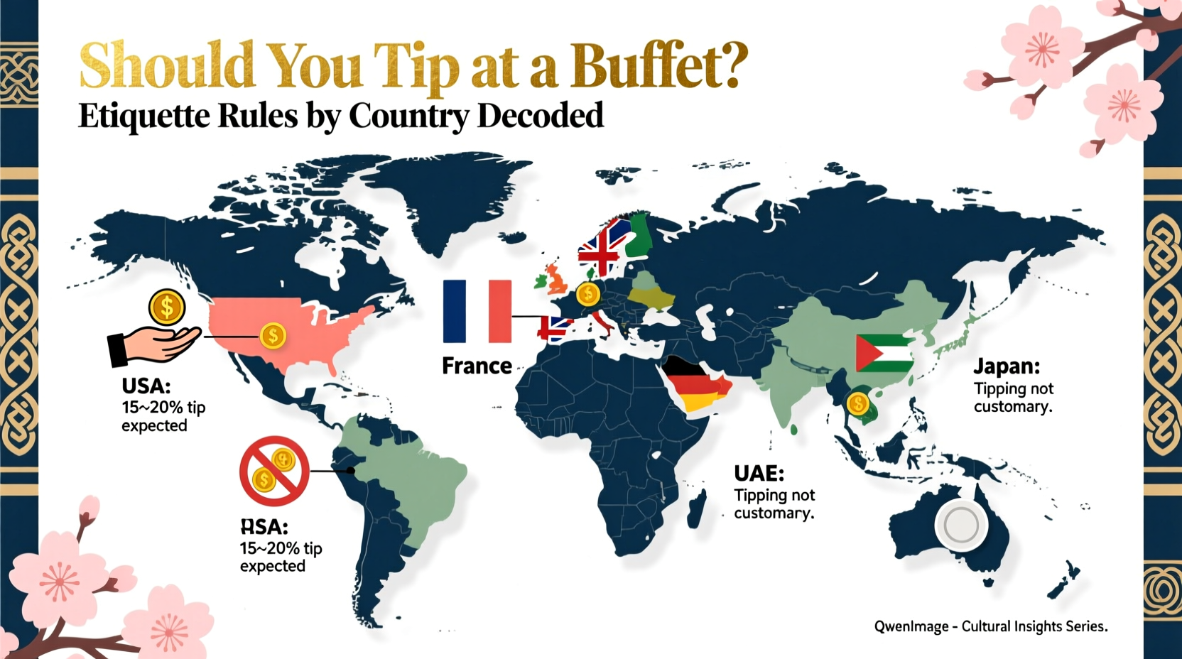 should you tip at a buffet etiquette rules by country decoded