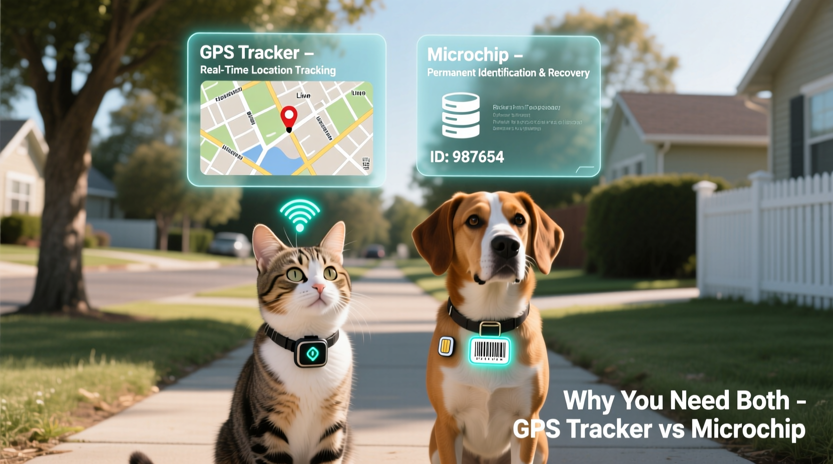 gps tracker vs microchip why you need both for escaping pets