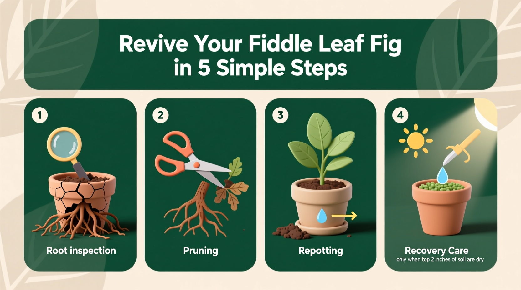 how to revive a dying fiddle leaf fig practical steps to save your plant