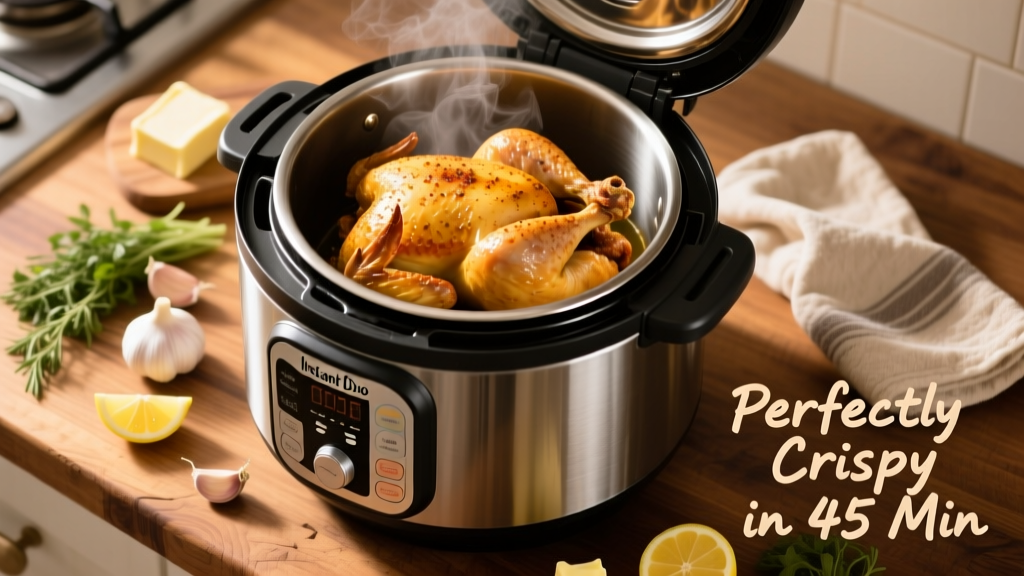 Whole Chicken in Instant Pot Duo Crisp Air Fryer