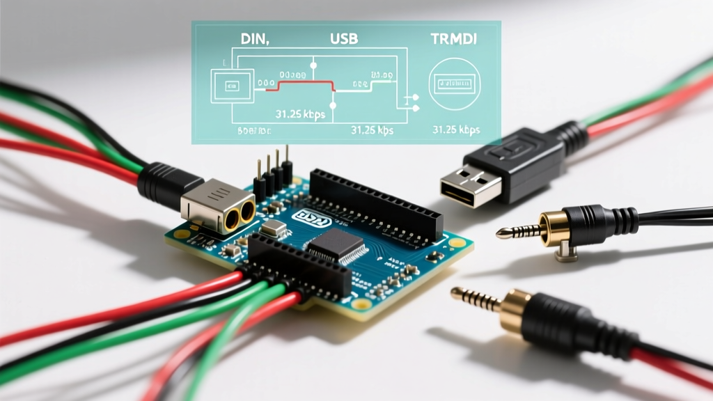Arduino MIDI Interface Explained: DIN, USB, and TRS Wiring Guide