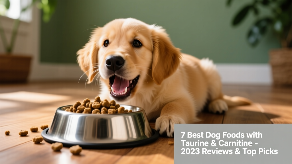 Puppy eating from a stainless-steel bowl with kibble visible, soft natural lighting