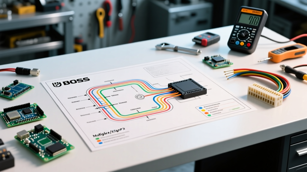 Troubleshooting With a Wiring Diagram for Boss Snow Plow Systems