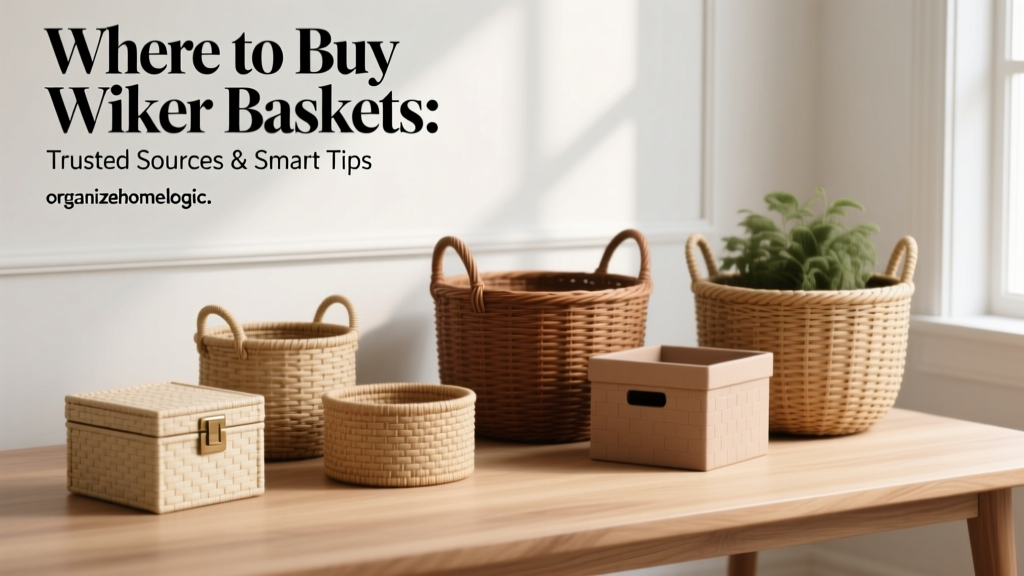 Where to Buy Wicker Baskets: Trusted Sources & Smart Tips