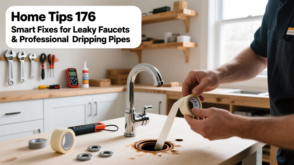 Home Tips 176: Smart Fixes for Leaky Faucets & Dripping Pipes