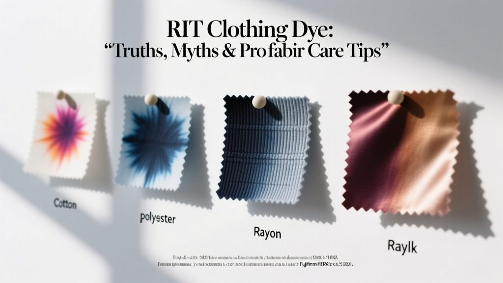RIT Clothing Dye: Truths, Myths & Pro Fabric Care Tips