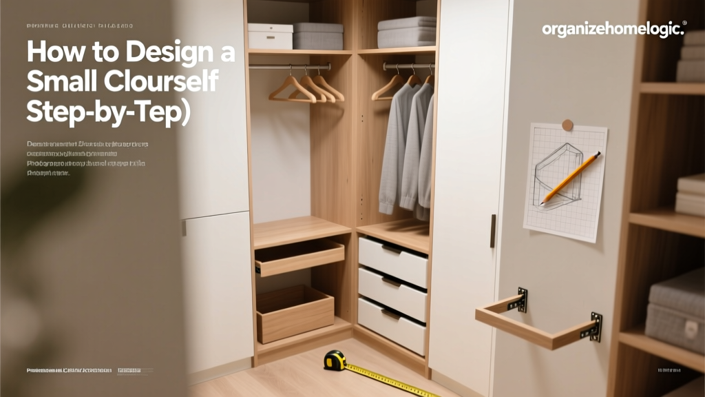 How to Design a Small Closet Yourself (Step-by-Step)