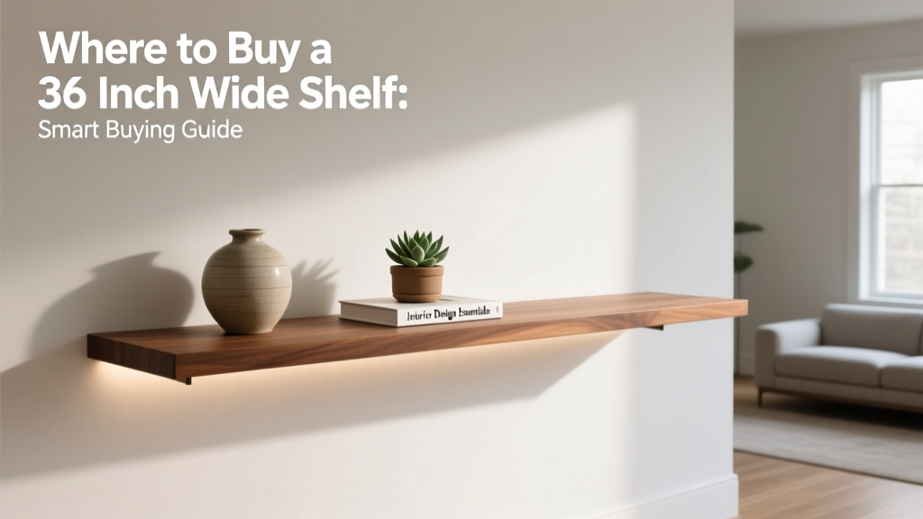 Where to Buy a 36 Inch Wide Shelf: Smart Buying Guide