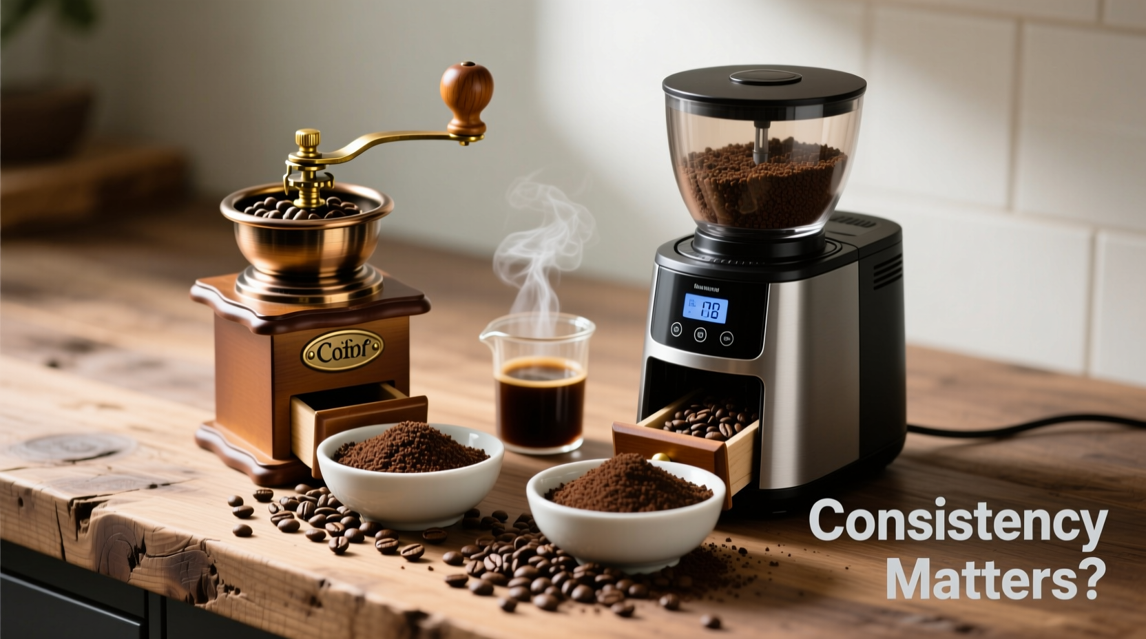 manual vs electric coffee grinders does the consistency really change the taste