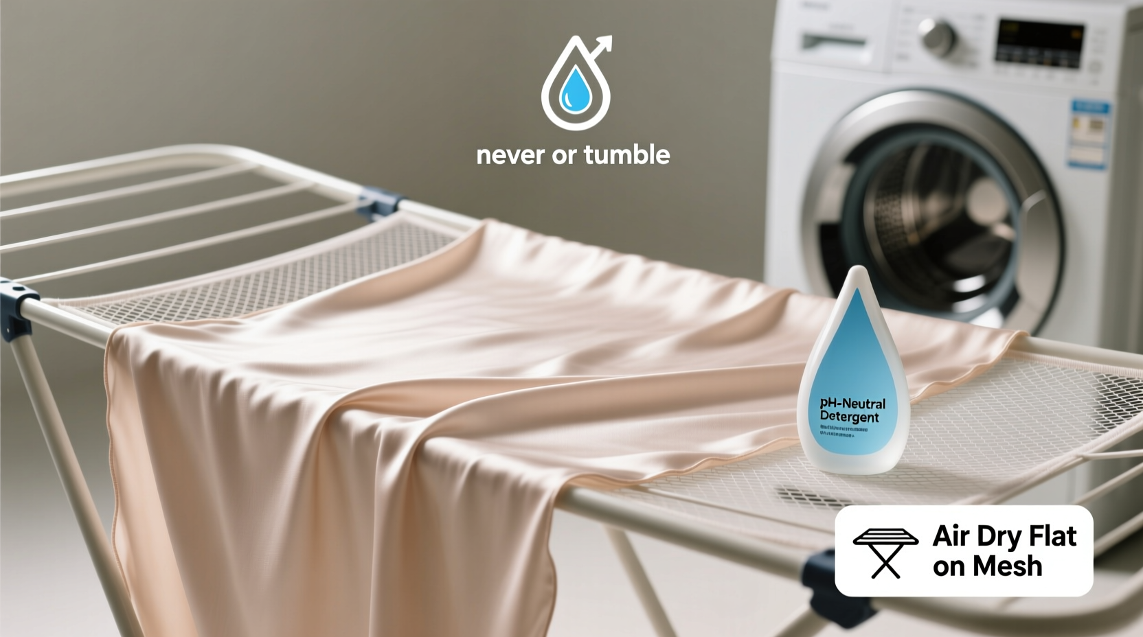 air drying vs tumble drying silk blouses