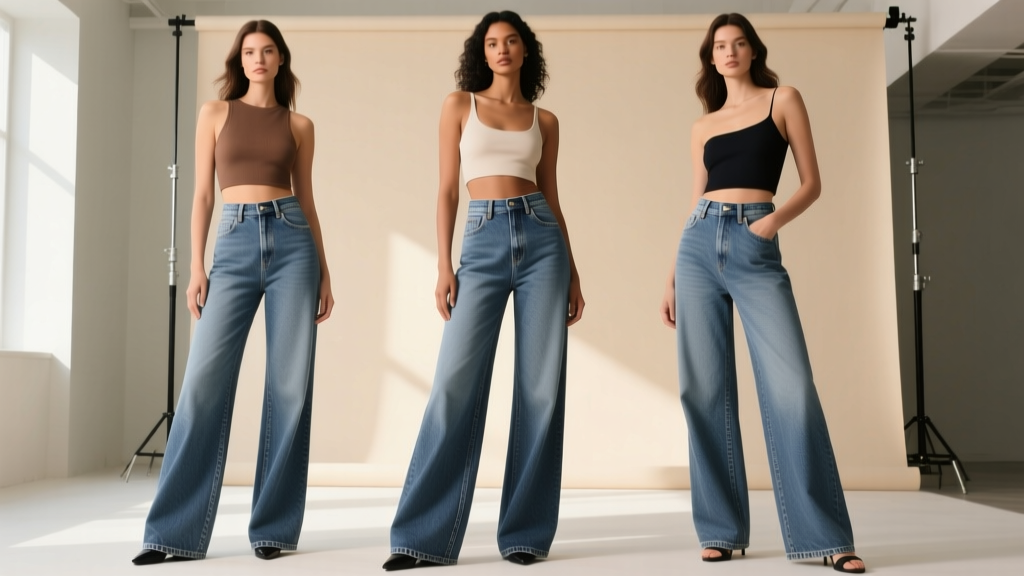 How to Find the Right Rise for Wide Leg Jeans