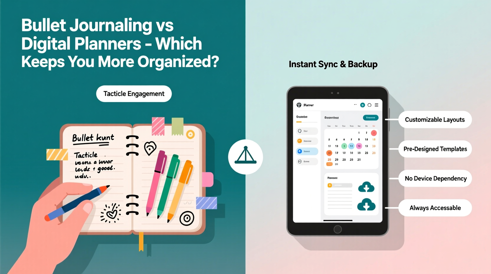 bullet journaling vs digital planners which keeps you more organized