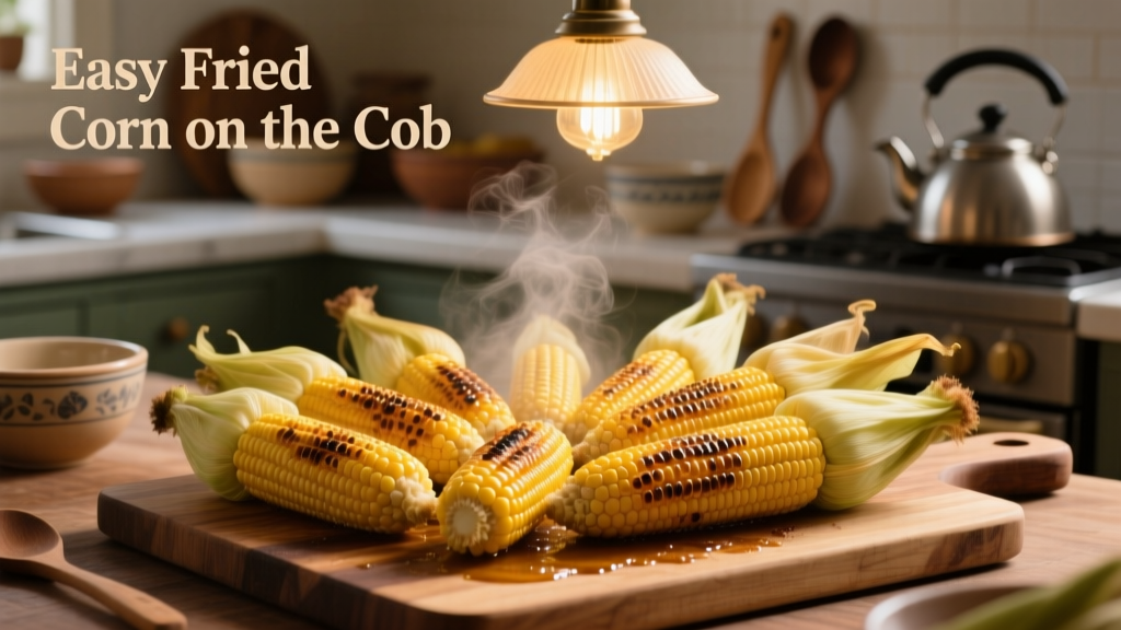 Crispy Air Fryer Fried Corn on the Cob (Oil-Light!)
