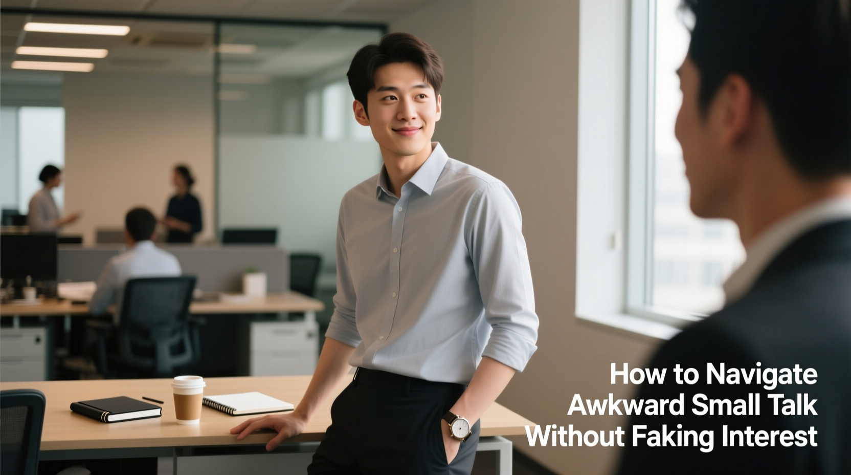 how to navigate awkward small talk with coworkers without faking interest