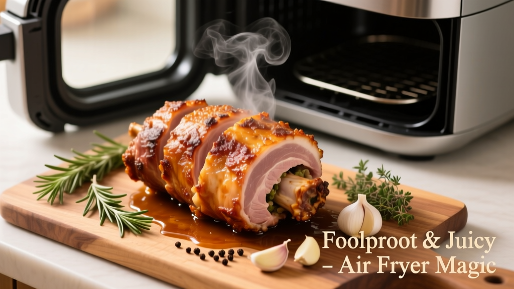 Stuffed Pork Loin in Air Fryer: Crispy, Juicy & Foolproof