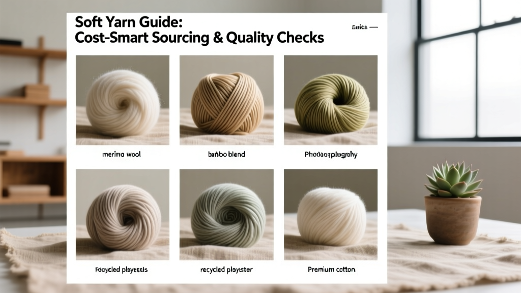 Soft Yarn Guide: Cost-Smart Sourcing & Quality Checks