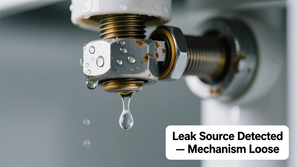 Mechanism Loose Leaking Water: Quick Diagnosis