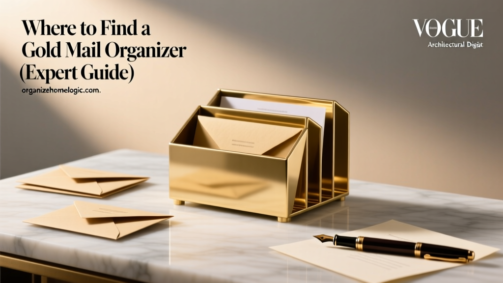 Where to Find a Gold Mail Organizer (Expert Guide)
