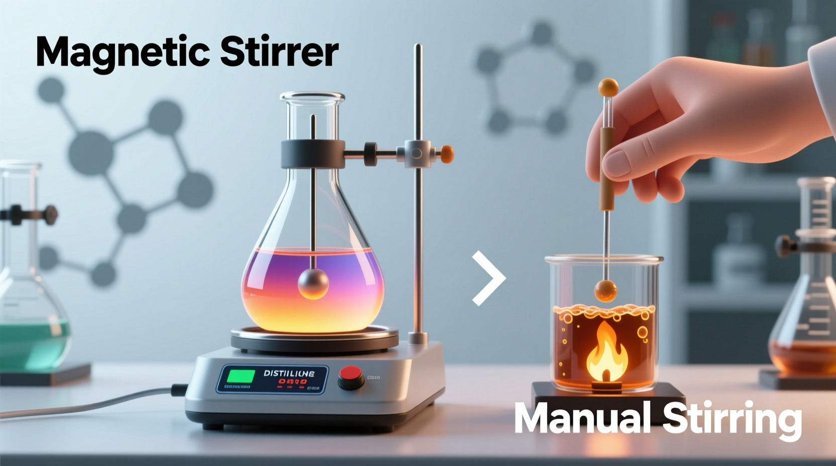 do magnetic stirrers improve home distillation safety and flavor