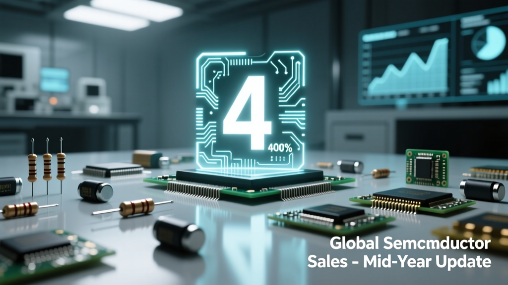 Mid-Year Global Semiconductor Sales Top Last Year’s Pace by 4%: Implications for Passive Component Selection