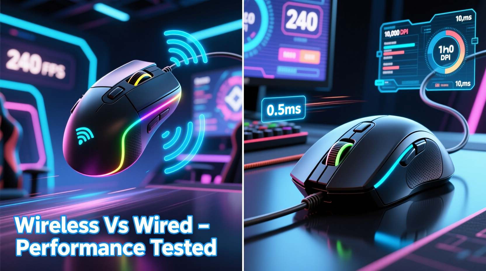 wireless gaming mouse vs wired which performs better in fast paced games