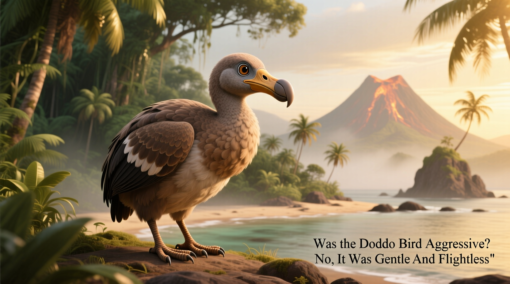 was the dodo bird aggressive
