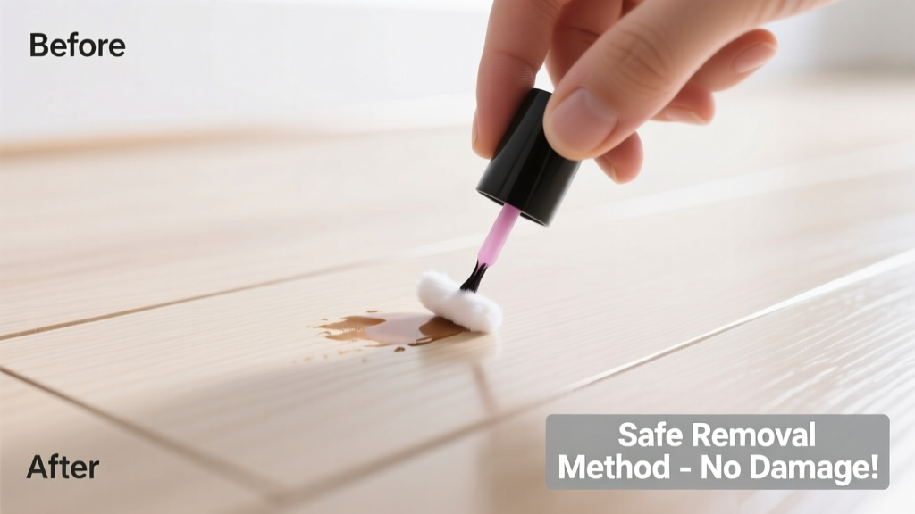 How to Remove Nail Polish from Laminate Flooring Safely