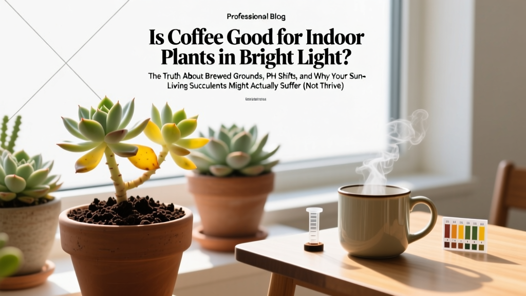 Is Coffee Good for Indoor Plants in Bright Light?