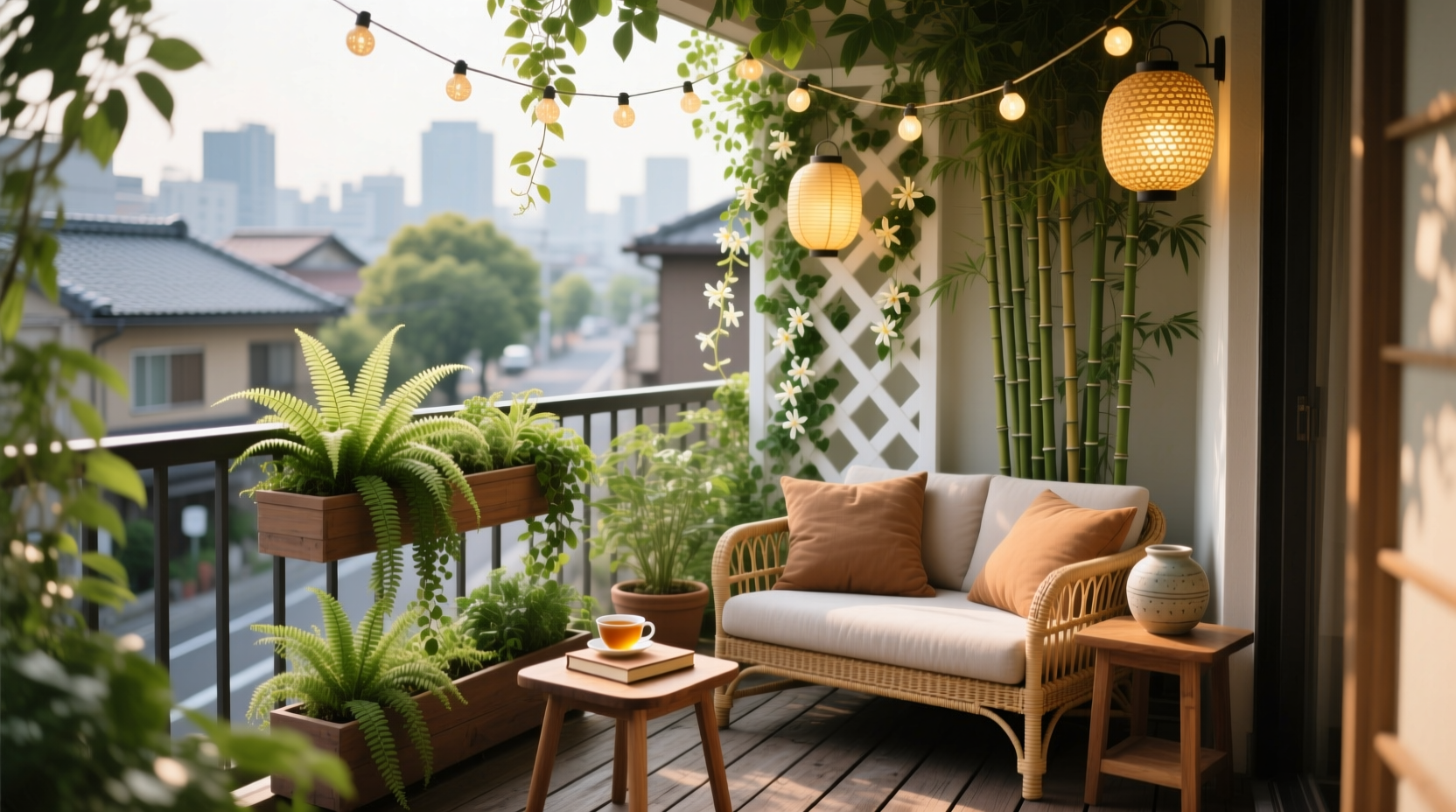turn your tiny balcony into an irresistible retreat