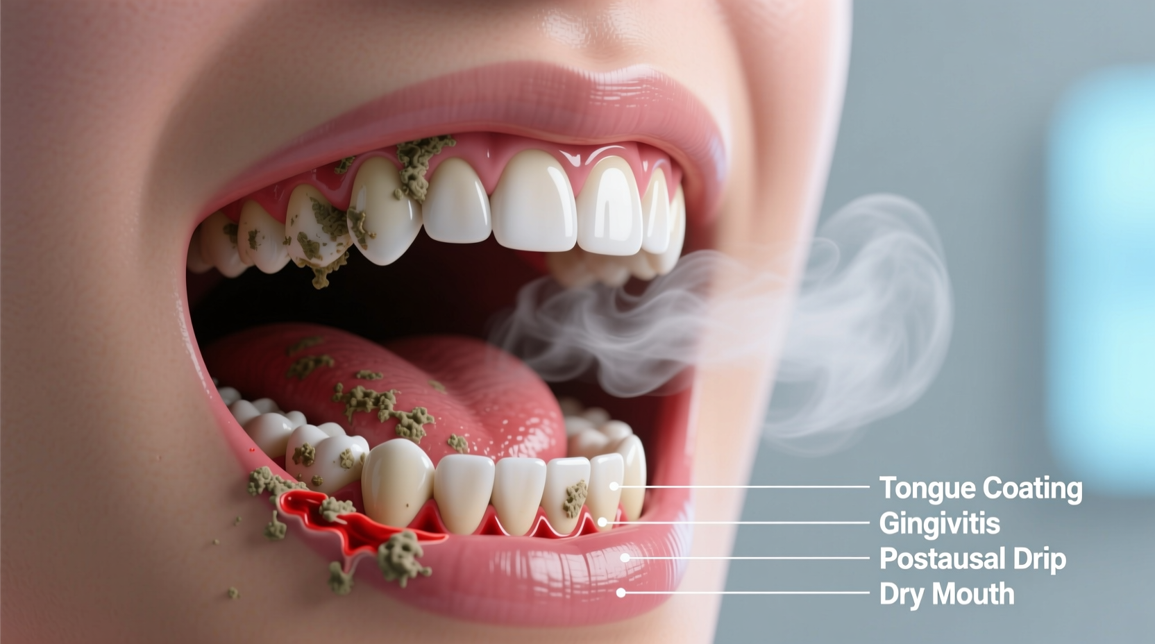 why does my breath smell bad even after brushing and what you can do