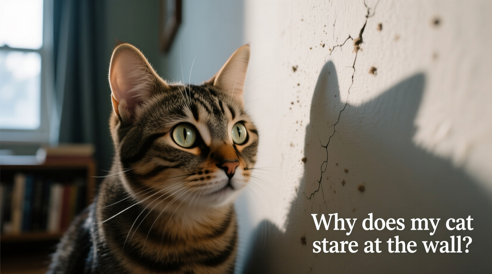 why does my cat stare at the wall sudden behavior changes and what they mean