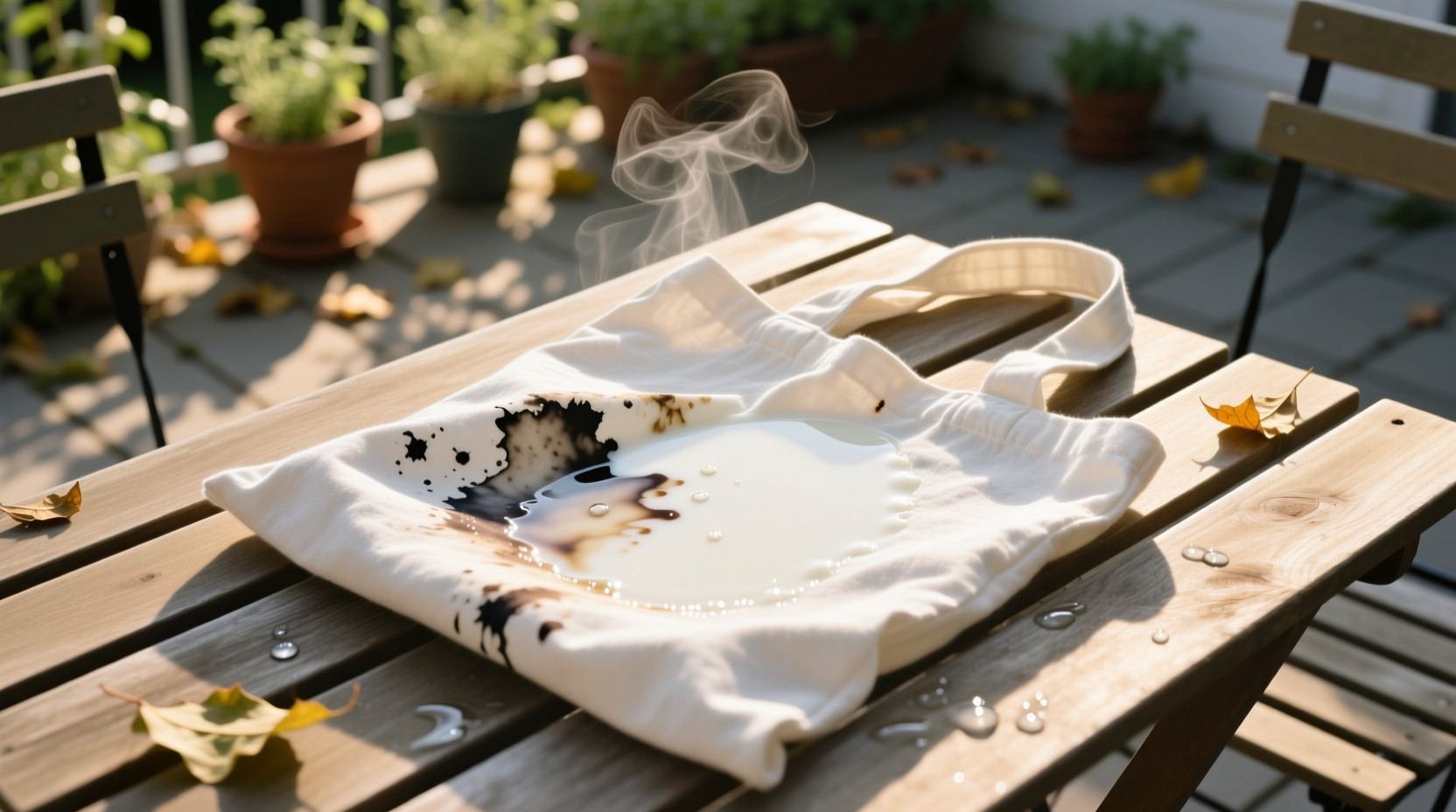 ink removal from cotton tote bags