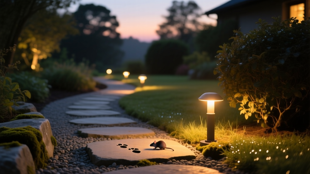 Warm Dimming Path Lights Alter Nocturnal Rodent Behavior