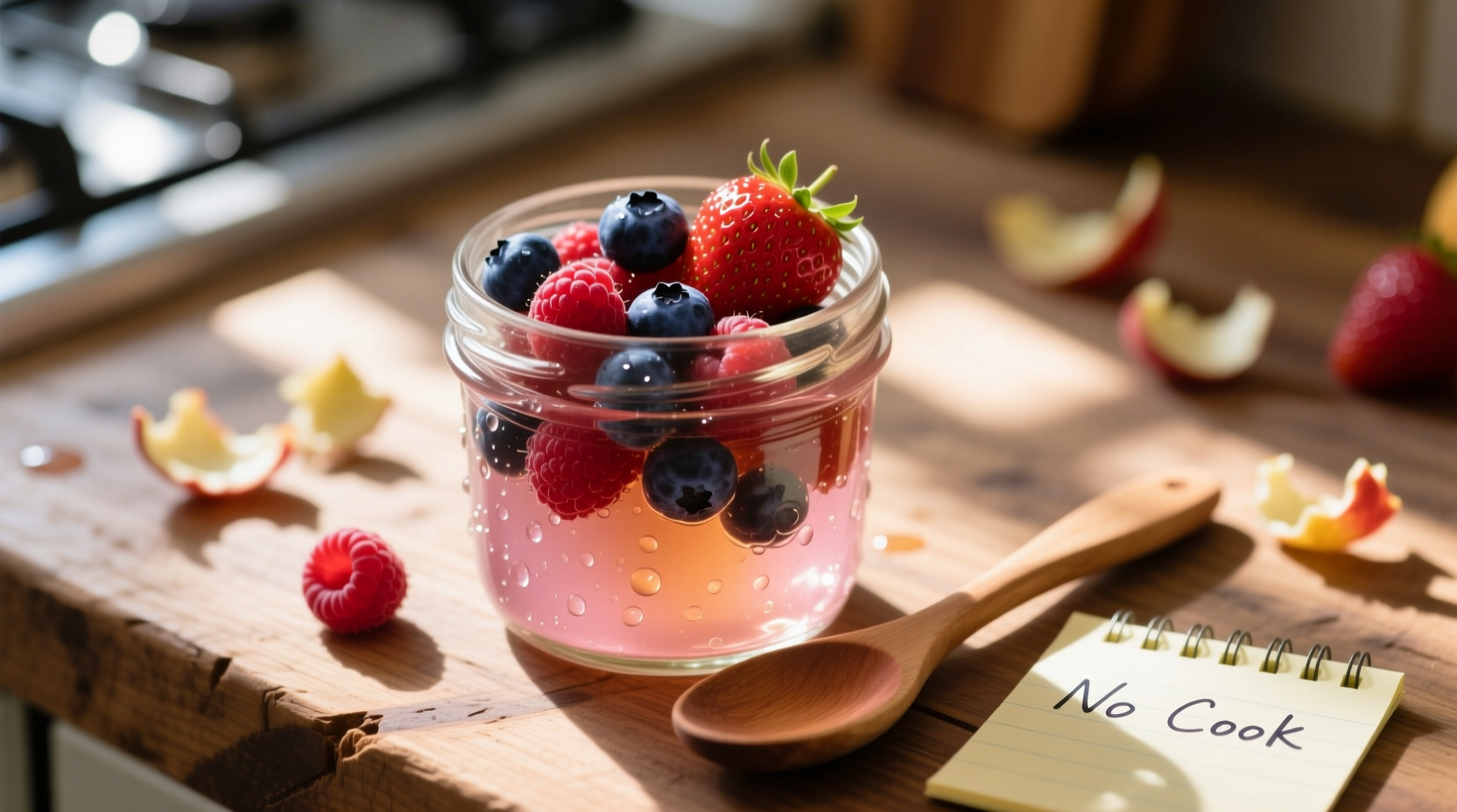 make no cook freezer jam to preserve tasty summer fruit