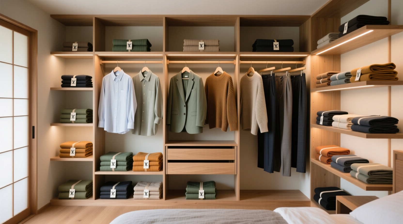 closet organization tips item minimalist furoshiki system