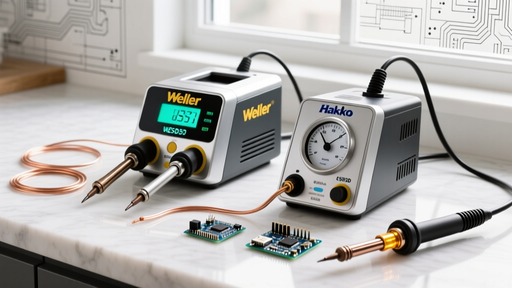 Weller WESD51 Digital Soldering Station vs Hakko FX-888D (2026)