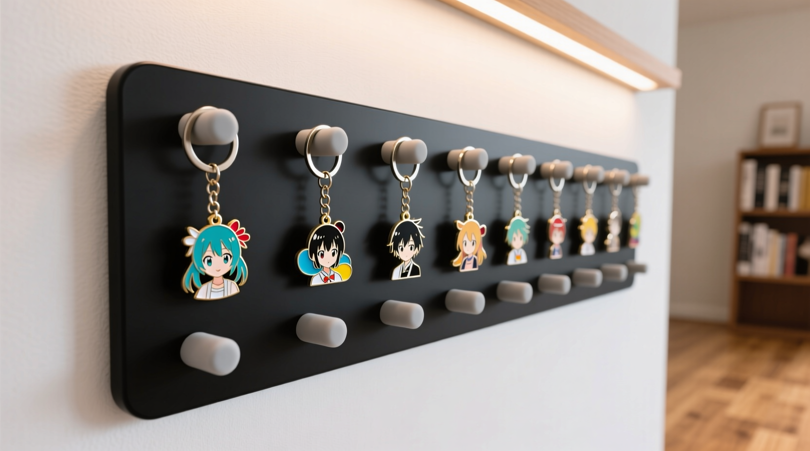 closet organization tips scratch free keychain pin storage