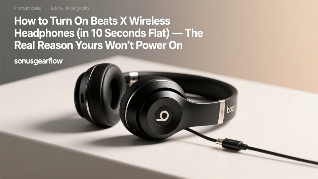 Beats X Won’t Turn On? Fixes Without Resetting (2026)
