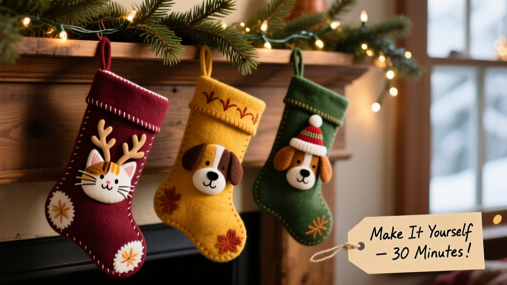 Pet Christmas Stockings That You Can Make (Fast and Easy!)